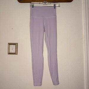 Lilac Lululemon High-Waisted Leggings